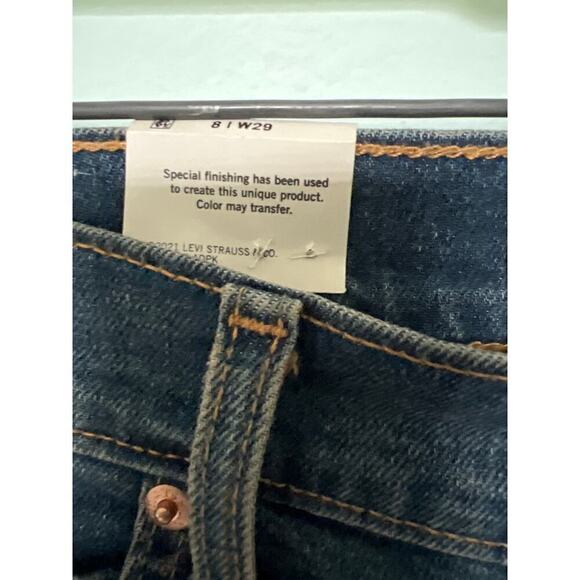 Levi Strauss NWT High-Rise 3” comfort stretch Vintage Inspired shorts Size 8 - Picture 6 of 13